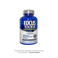 Nutrición Para El Cerebro 120 Tabletas - Focus Factor + Regalo